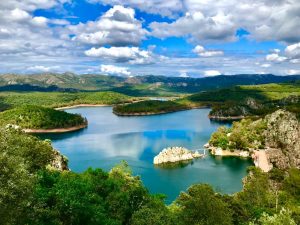 View of García Sola lake